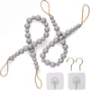 Wooden Bead Curtain or Drape Tieback Sets