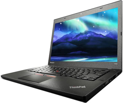 14" Lenovo ThinkPad T450 Laptop, Core i7-5600U 2.6GHz, 8GB Ram, 256GB SSD, Windows 10 Pro 64bit, Webcam (Renewed)