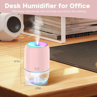 Quiet Easy Clean Humidifier with Auto Shut-off & Top Fill