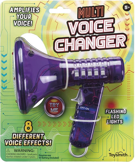 Multi Voice Changer, Amplifies Voice With 8 Different Voice Effects