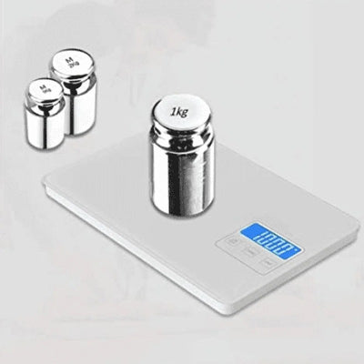 Tempered Glass Kitchen Scale - Up To 15Kg