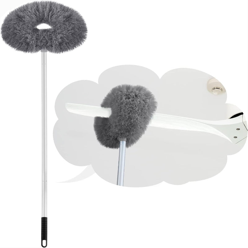 Ceiling Fan Duster with Extendable Pole for High Ceilings