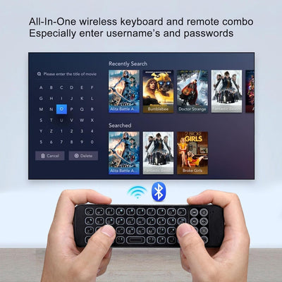 Mini Wireless Keyboard Fire TV Remote Contro for Streaming Players