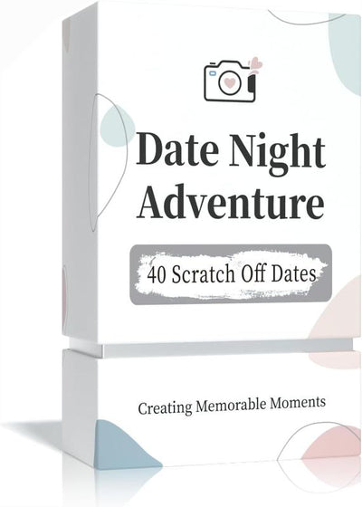 40 Date Ideas Couples Date Night - Unique Date Deck Scratch Off Cards