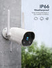 2K Wifi Outdoor Surveillance Cameras - PIR Motion Detection,Two-Way Audio, IP66 Waterproof & Night Vision