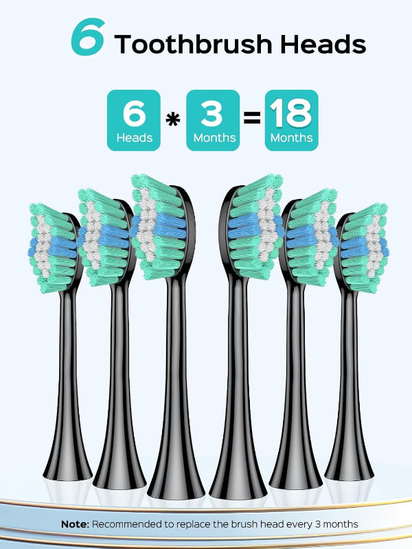 Miri - Electric Rechargeable Toothbrush with Travel Case -5 Modes