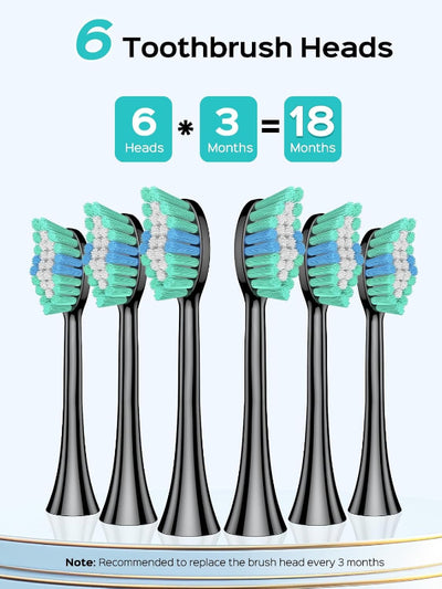 Miri - Electric Rechargeable Toothbrush with Travel Case -5 Modes