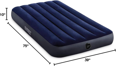 Air Mattress 10" Height with Fiber-Tech, 300lb Capacity, Pump Not Included