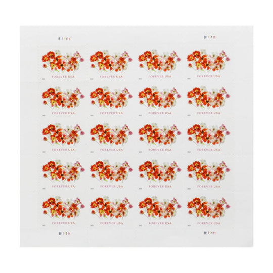 Tulips 2022 USPS First-Class Mail Forever Postage Stamps - Sheet of 20