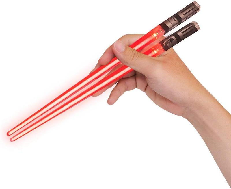 Lightsaber LED Light Up Chopsticks -Darth Red