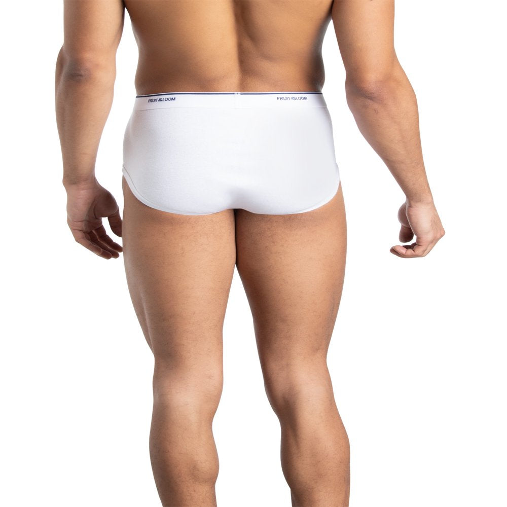Fruit of the Loom Men'S White Briefs, 9 Pack, Sizes S-XL