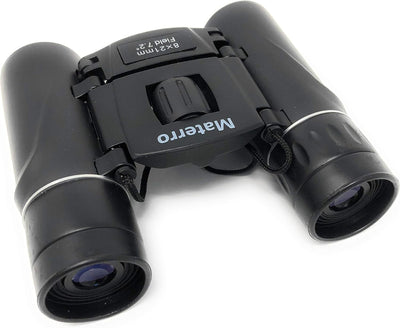 High-Powered 8x21 Compact Binoculars - Waterproof, Durable, Folds to Fit in Your Pocket