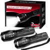 2 Pack Tactical Flashlights Torch, Military Grade High Lumens Led Waterproof Handheld Flashlight