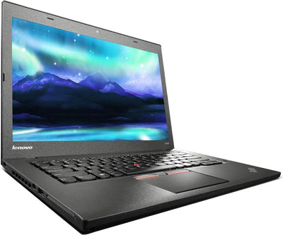 14" Lenovo ThinkPad T450 Laptop, Core i7-5600U 2.6GHz, 8GB Ram, 256GB SSD, Windows 10 Pro 64bit, Webcam (Renewed)