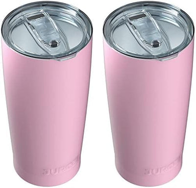 20oz Stainless Steel Tumbler, Vacuum Insulated with Lid and Straw for Hot and Cold Drinks