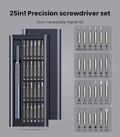 25-in-1 Small Precision Screwdriver Set, Professional Magnetic Mini Repair Tool Kit for Electronics