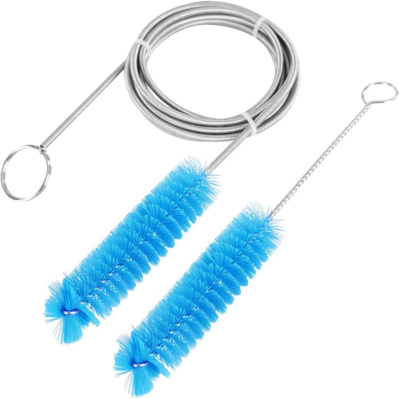 Tube Cleaning Brush - 7ft Flexible & 7in Stainless Steel Bristle Brush for 22mm Tubing for CPAP