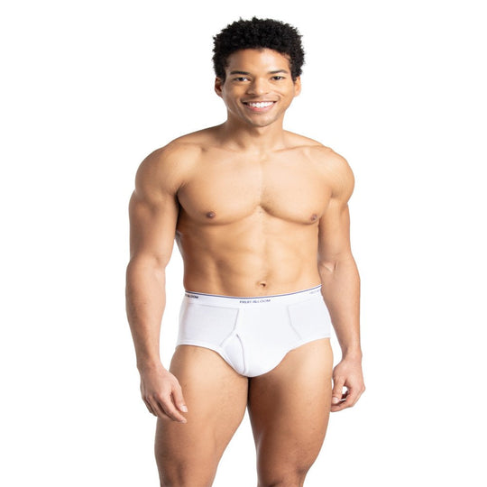 Fruit of the Loom Men'S White Briefs, 9 Pack, Sizes S-XL