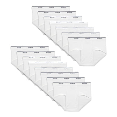 Fruit of the Loom Men'S White Briefs, 9 Pack, Sizes S-XL