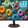 PHILIPS 22" Monitor, 100Hz Refresh Rate, VESA, HDMI x1, VGA x1, LowBlue Mode, Adaptive Sync, 221V8LB 22 inch Full HD (1920 x 1080)