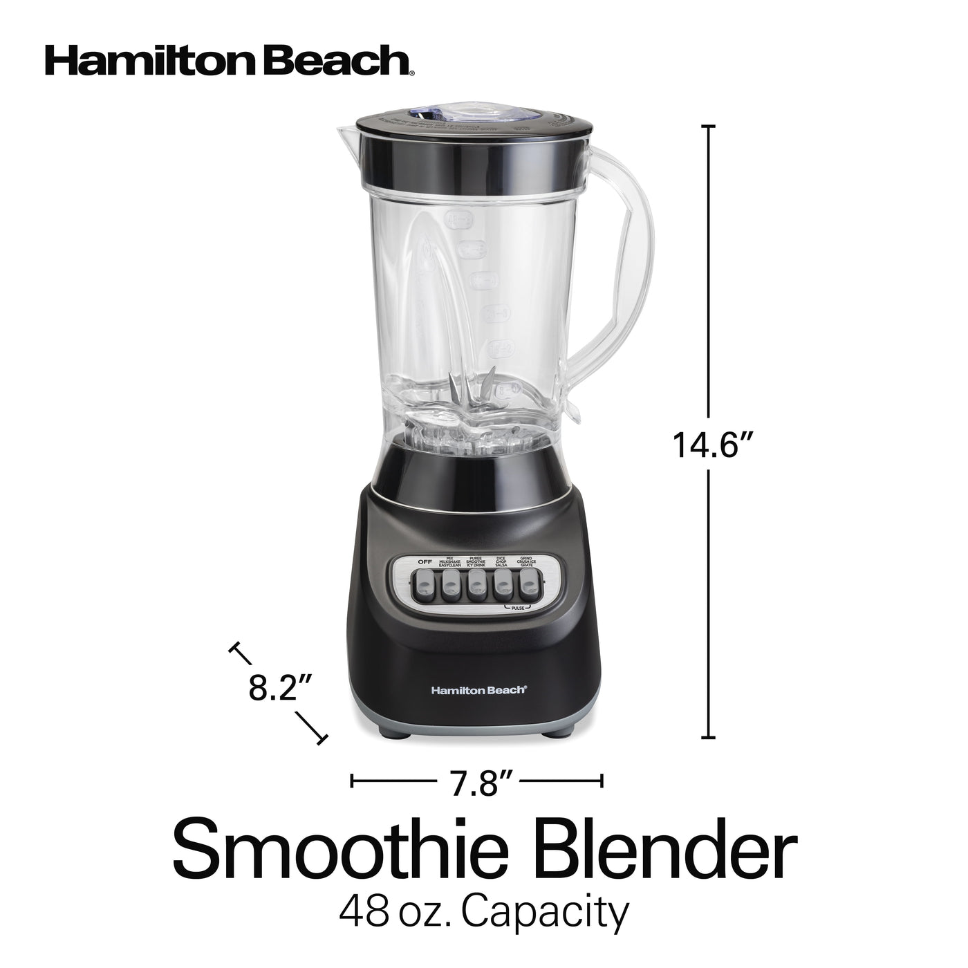 12 Function Smoothie Blender, 48 Oz. Jar