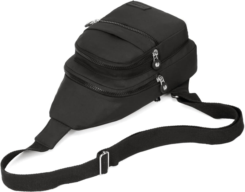 Small Sling Backpack Crossbody Bag, Chest Daypack for Hiking and Traveling