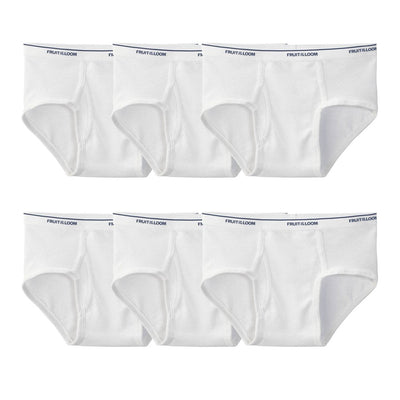 Fruit of the Loom Men'S White Briefs, 9 Pack, Sizes S-XL
