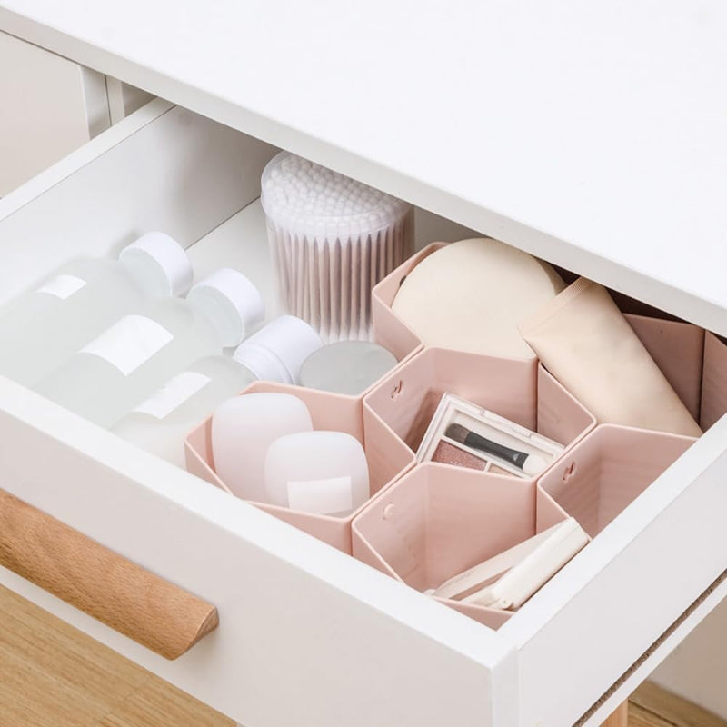 Adjustable Honeycomb Drawer Divider Organizer for Underwear, Socks, Belts, and Scarves