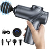 Portable Deep Tissue Massage Gun with Silent Motor and 4 Heads