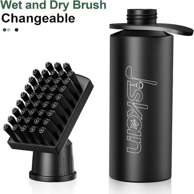 Golf Club Brush Cleaner with Retainer Clip and Water Bottle