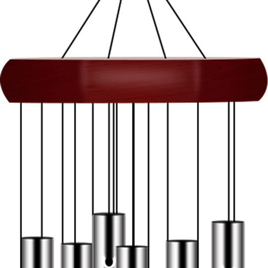 Memorial Wind Chime – Large Deep Tone Outdoor Chimes with 6 Tubes for Garden Patio
