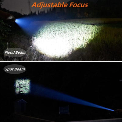 2 Pack Tactical Flashlights Torch, Military Grade High Lumens Led Waterproof Handheld Flashlight