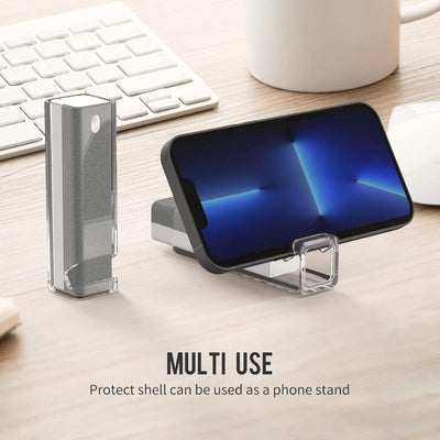 Mini - All-in-One Cleaner with Microfiber, Shell and Phone Stand