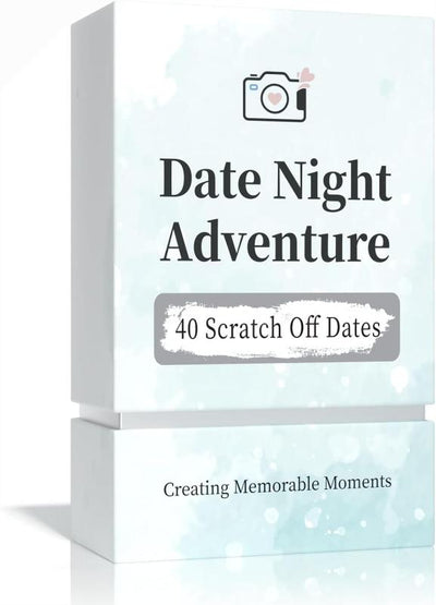 40 Date Ideas Couples Date Night - Unique Date Deck Scratch Off Cards