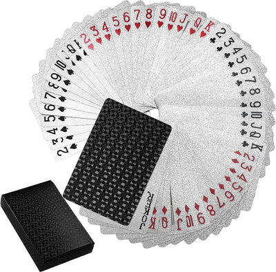 Waterproof Poker Cards with Box Suitable for Pool, Beach, Camping, Party, Family or Friend Card Games