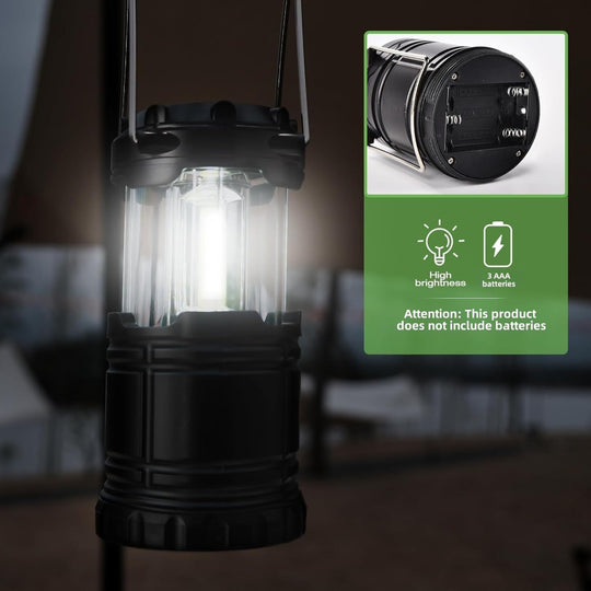 Collapsible Camping Lanterns - LED Battery Powered Emergency Light for Outdoor and Indoor Use
