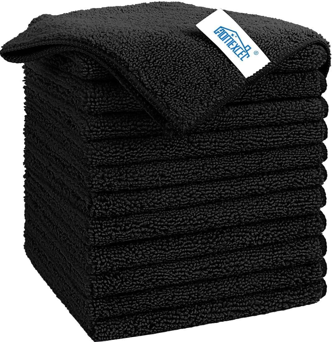 12 Pack Microfiber Cleaning Cloths,11.5"X11.5"