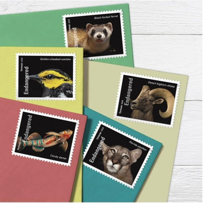 Endangered Species First-Class Forever Stamps - Sheet of 20