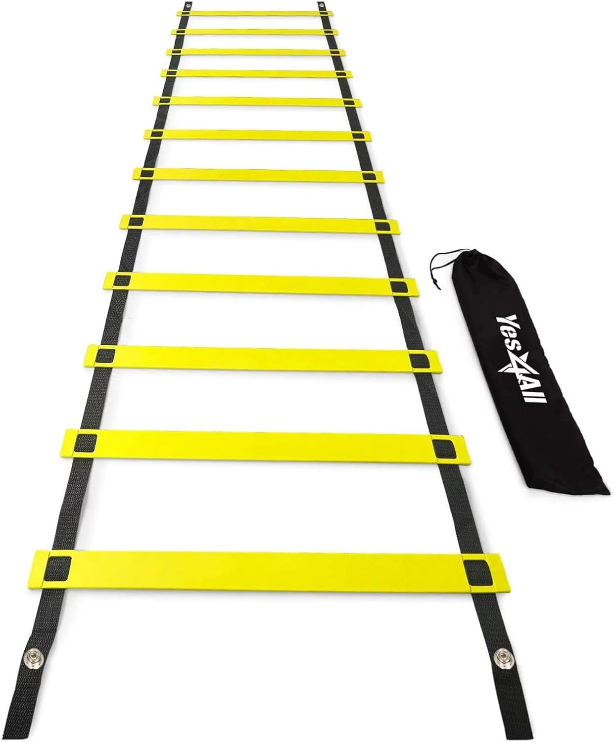 KIKILIVE Agility Ladder, Speed Agility Training Footwork Equipment 12 Rung with Carrying Bag for Sports Soccer, Football, Exercise Fitness