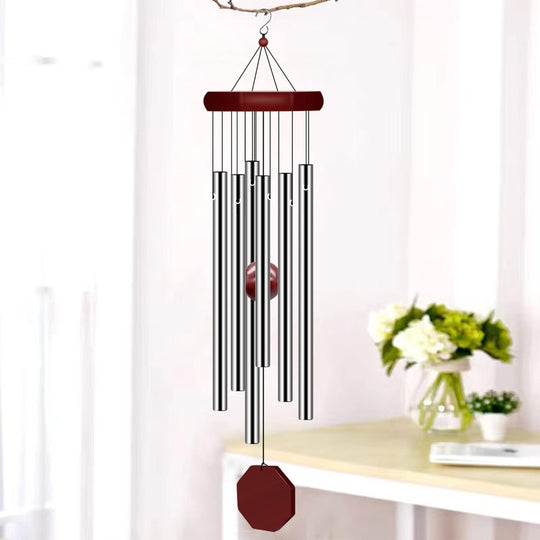 Memorial Wind Chime – Large Deep Tone Outdoor Chimes with 6 Tubes for Garden Patio