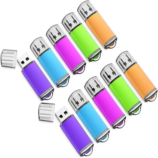 Metal USB Flash Drive – USB 2.0 Memory Stick Storage Drive for Files, Photos & Data