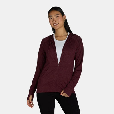 Women’s Zip-Up Hoodie with Long Sleeves, Sizes XS-4X