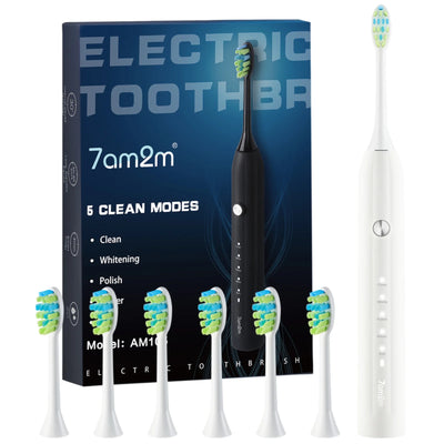 Sonic Electric Toothbrush-One Charge for 90 Days with 6 Brush Heads