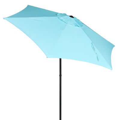 7.5 Foot Push-Up Round Market Umbrella