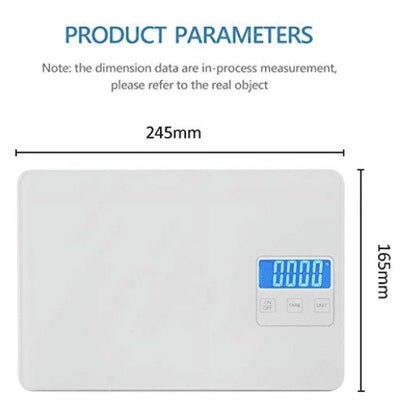 Tempered Glass Kitchen Scale - Up To 15Kg