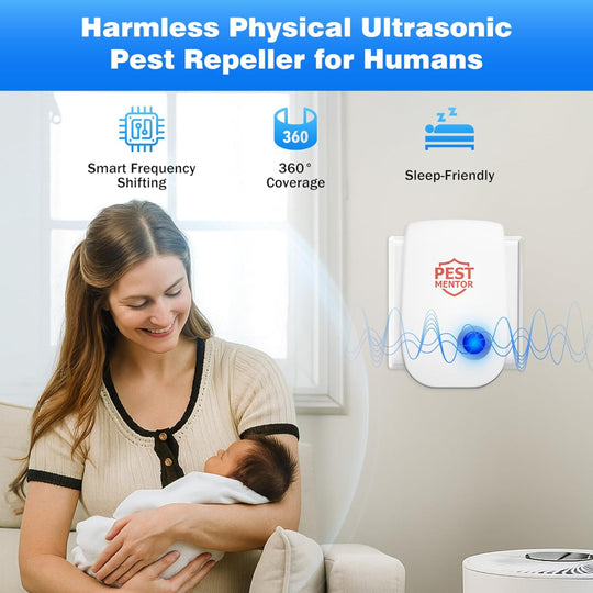 10-Pack Ultrasonic Pest Repellent – Indoor Plug In Insect & Rodent Repeller