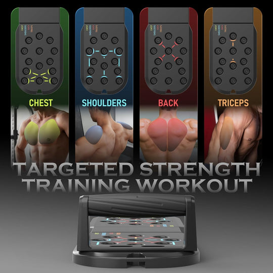 20-in-1 Push-Up Board – Home Gym Fitness Equipment with Pushup Bar Handles for Floor, Strength Training Workout System