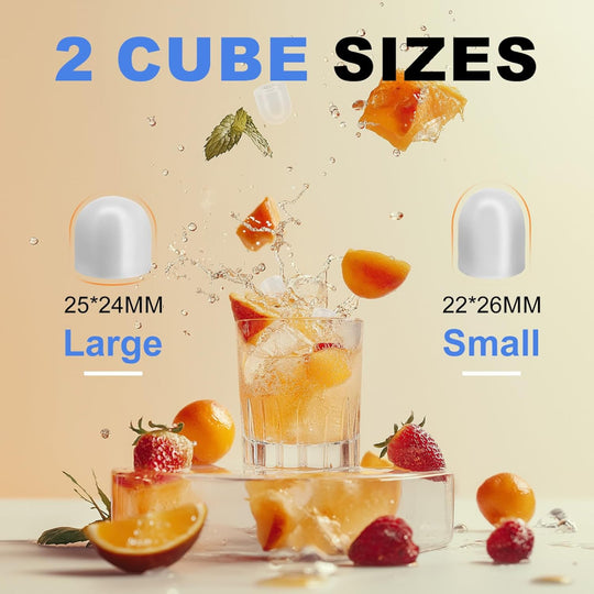 Countertop Ice Maker - Portable Ice Machine - Fast Ice Production with Auto Cleaning