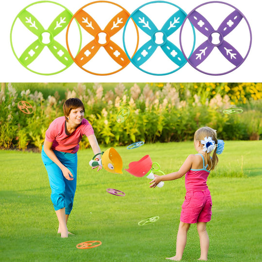 24-Pack Flying Discs Set – Outdoor Kids Toy Refills for Handheld & Foot Powered Launchers