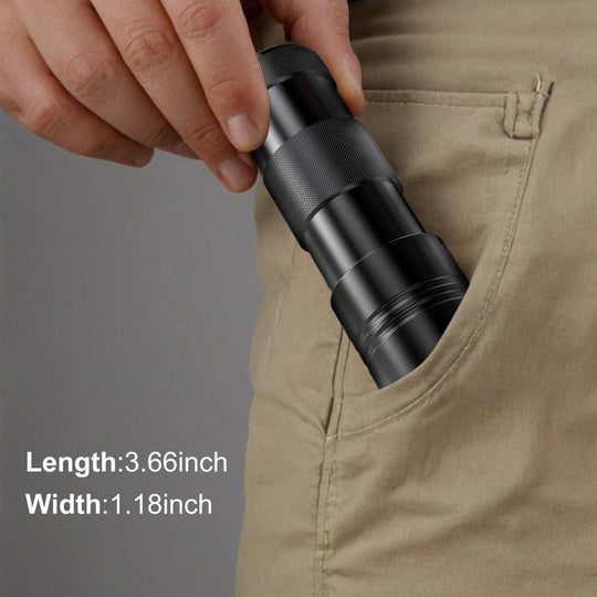 4-Pack UV Blacklight Flashlights – 395nm LED Detection Use – Pet Urine, Bed Bugs & Stain Finder – Mini Portable Handheld Design